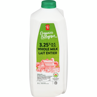 PC Organics Organic Homogenized Milk, 3.25%2 l