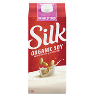Silk Organic Soy Beverage, Unsweetened Original, Dairy-Free1.89 l