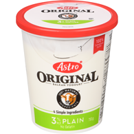 Astro Original Balkan Style Yogurt, Plain 3% 750 g