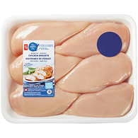 PC Blue MenuAir Chilled Chicken Breasts, Boneless, Skinless 6-Pack1.41 kg