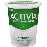Activia Yogurt With Probiotics, Plain 3.2% M/F. 650 g