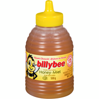 Billy BeePure Natural Honey, Liquid White, Squeeze 500 g